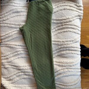 Janie and Jack Boys Size 10 Jazzed Up Green Quilted Sweatpants